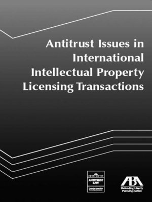 Antitrust Issues In International Intellectual Property